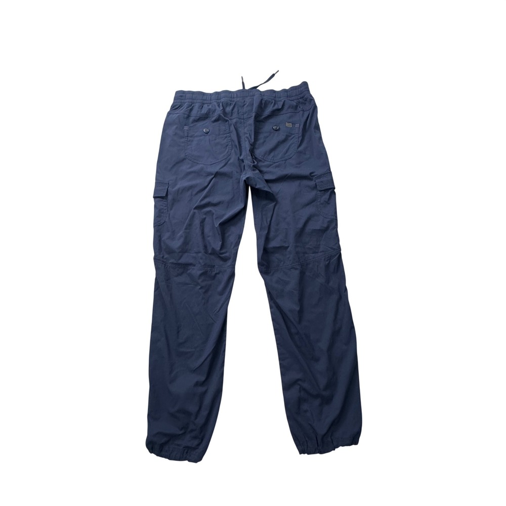 L.L. Bean Mens XL Navy Blue‎ Ripstop Cargo Pants Elastic Waist Hiking Outdoor - Picture 2 of 15